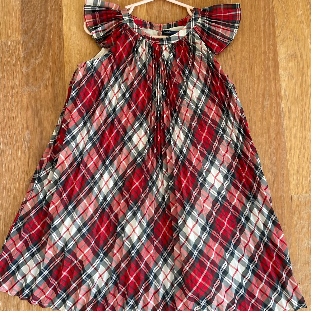 Gap Flutter Plaid Dress Size 4